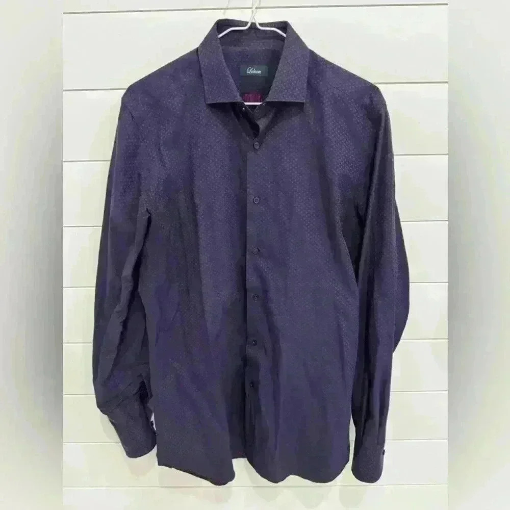 Lubiam Mens Dress Shirts Size 15 12-39